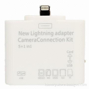Camera Connection Kits for iPad Mini, 3-in-1 Card Reader